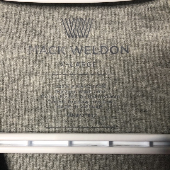 Mack Weldon grey shirt sleeve tee - Picture 3 of 3